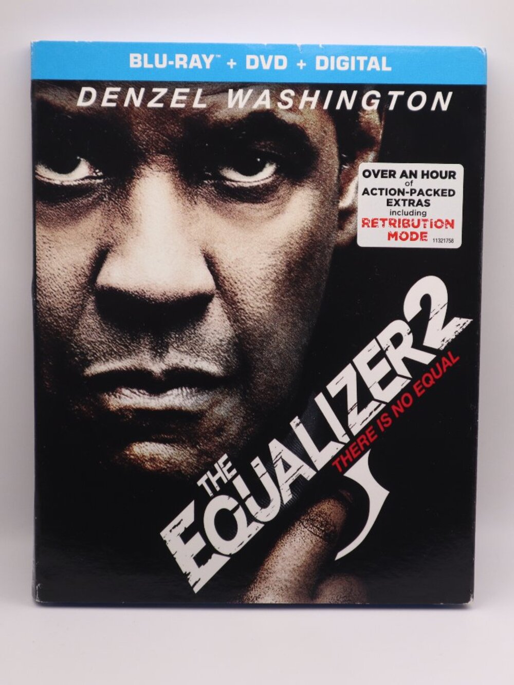 The Equalizer 2 Denzel Washington Blu-ray DVD Digital New Sealed with Slip Case